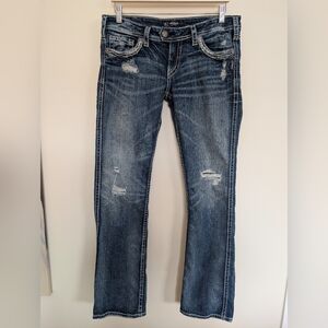 Silver Jeans Vintage Y2k Denim Tuesday Low Baby Boot 32/33